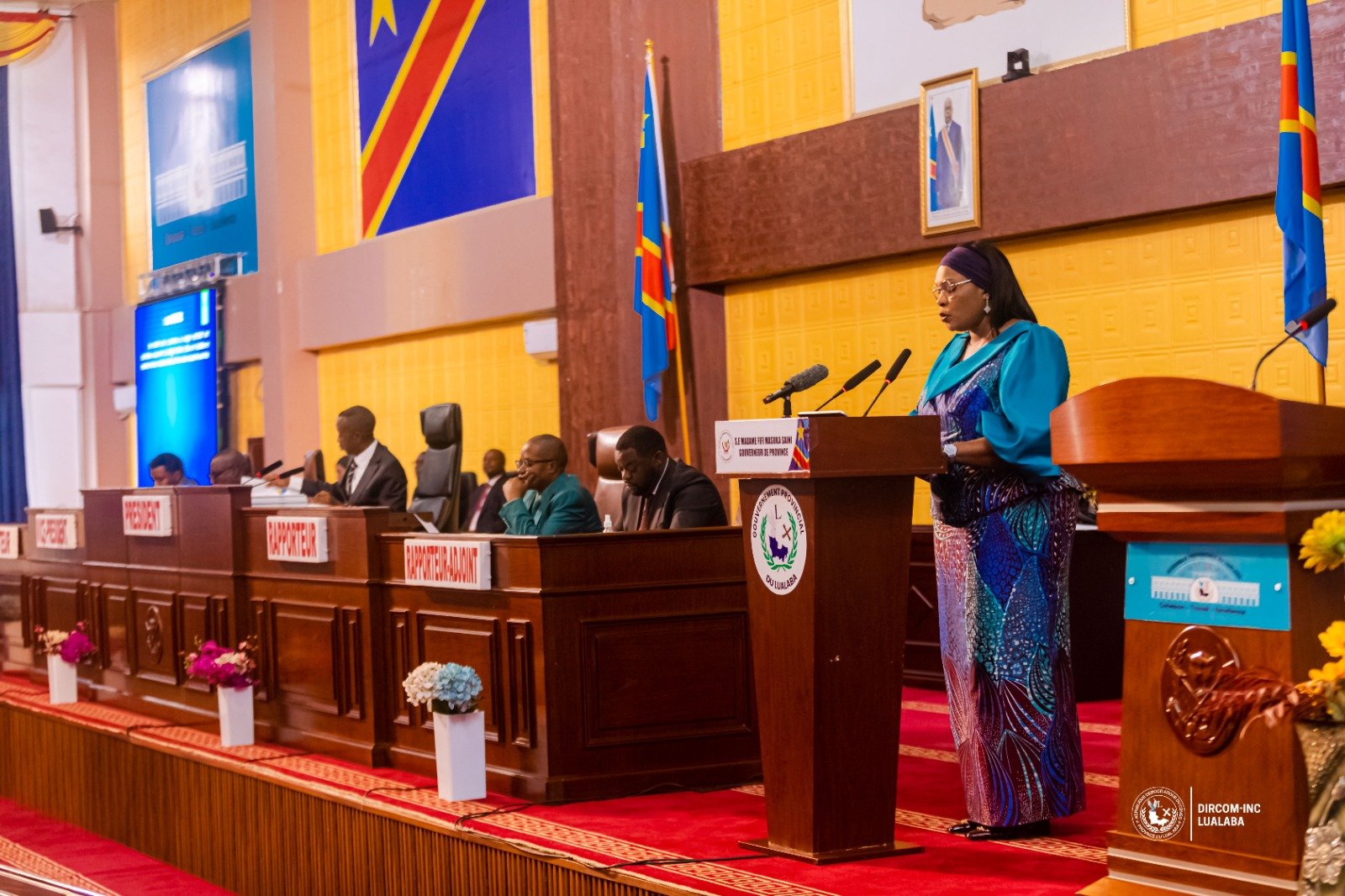 LUALABA : LA GOUVERNEURE FIFI MASUKA DEFEND LE BUDGET RECTIFICATIF 2025 DEVANT L’ASSEMBLÉE PROVINCIALE